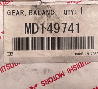 MD149741 Engranaje Eje Equilibrio Mitsubishi