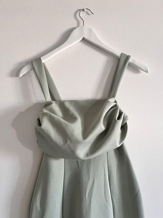 Vestido ASOS verde oliva