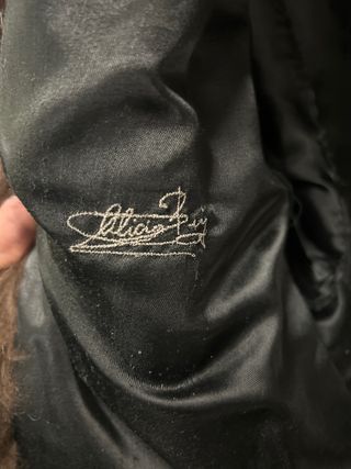 Abrigo de piel auténtica