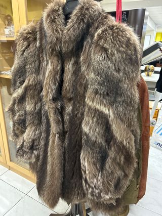 Abrigo de piel auténtica