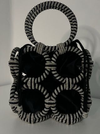 Bolso Joya Artesanal Strass Único