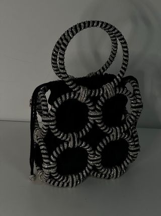 Bolso Joya Artesanal Strass Único