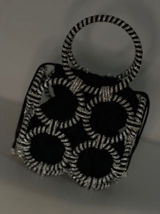 Bolso Joya Artesanal Strass Único