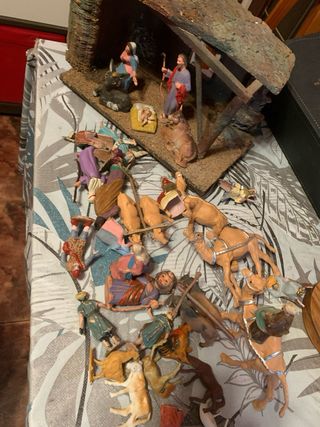 Portal de Belén Reyes y Camellos