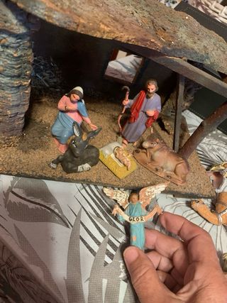 Portal de Belén Reyes y Camellos