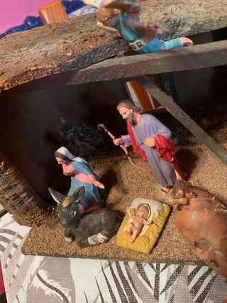 Portal de Belén Reyes y Camellos