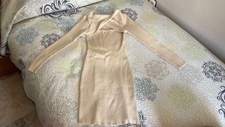Vestido Beige Shein Talla S