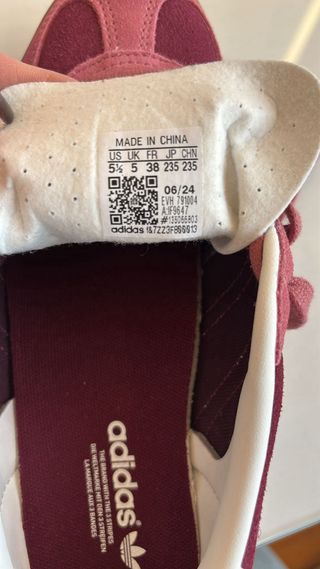 Zapatillas Adidas Gazelle Rosa/Burdeos