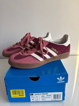 Zapatillas Adidas Gazelle Rosa/Burdeos