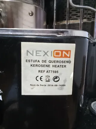 Estufa Queroseno Nexon Negra