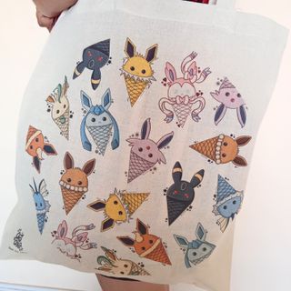 Totebag Evoluciones Eevee Pokémon