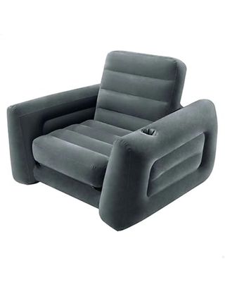 INTEX 66551NP - Sillón cama hinchable 2 en 1, para