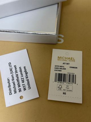 Tarjetero Michael Kors Rojo Piel