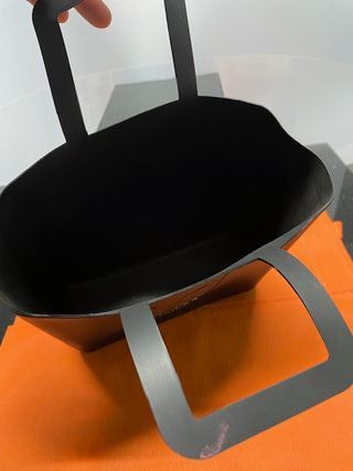 Borsa shopper Wycon in gomma nera