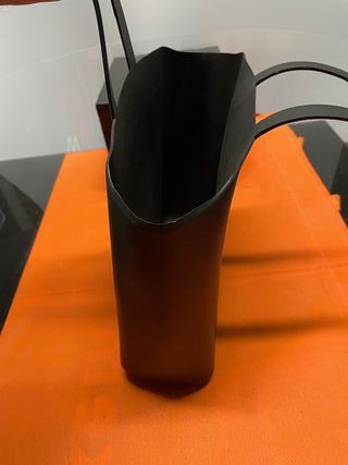 Borsa shopper Wycon in gomma nera