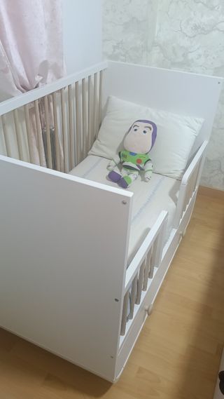 Cuna cajón Ikea y colchón visco Maxcolch