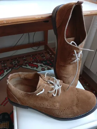 Zapatos de hombre ante marrón talla 45