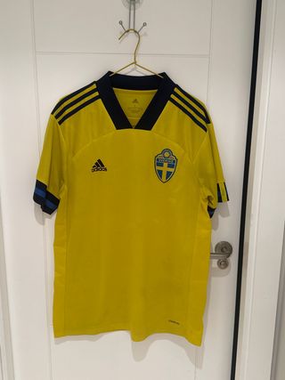 Camiseta Fútbol Suecia Adidas Talla L