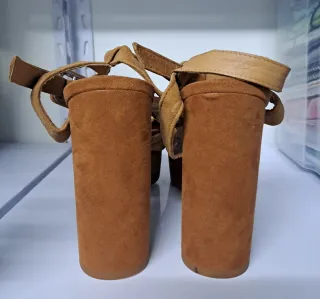 Sandalias Ante Tacón Alto Slowlove