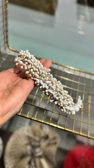 Tocado diadema boda invitada hecho a mano