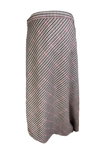 Falda Soyaconcept cuadros blanco y rosa