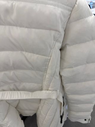 Plumífero Blanco Zara Talla M