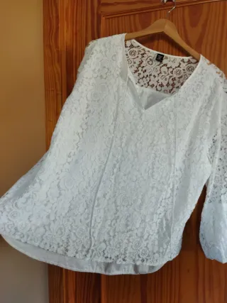Blusa encaje 2XL