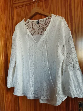Blusa encaje 2XL