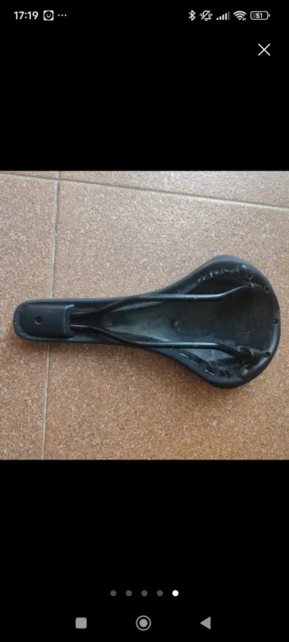 Sillín Orbea Negro y Naranja