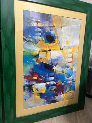 2 Quadri Astratti con Cornice