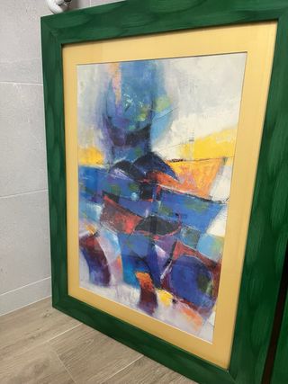 2 Quadri Astratti con Cornice