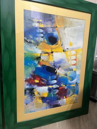 2 Quadri Astratti con Cornice