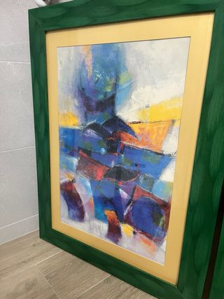 2 Quadri Astratti con Cornice