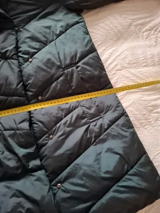 Chaqueta verde acolchada talla L