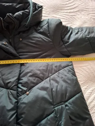 Chaqueta verde acolchada talla L