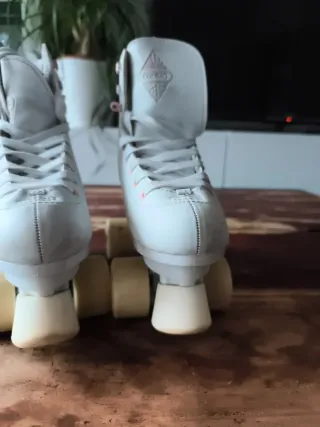 Patines Artísticos Blancos talla 34