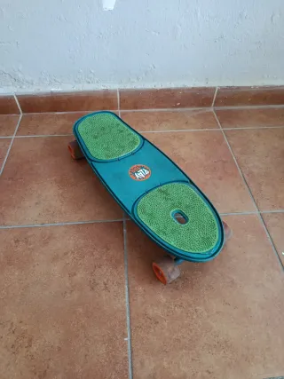 Patinete infantil azul y verde