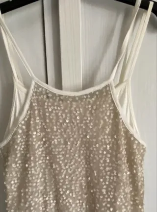 Vestito corto bambina paillettes tg 12 anni Rita