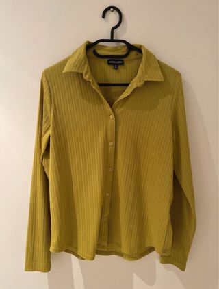 Camisa MODERN MOMENT verde oliva Talla S