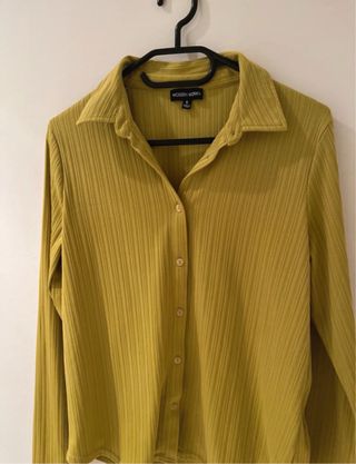 Camisa MODERN MOMENT verde oliva Talla S