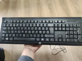 Teclado HP USB Negro