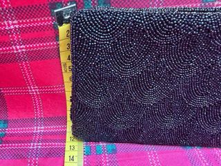 Bolso de fiesta vintage negro y dorado