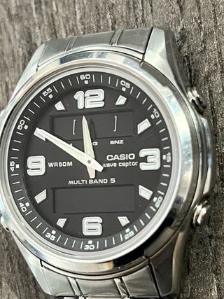 Reloj Casio Wave Ceptor Multi Band 5