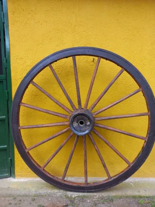 Rueda de Carro Antigua