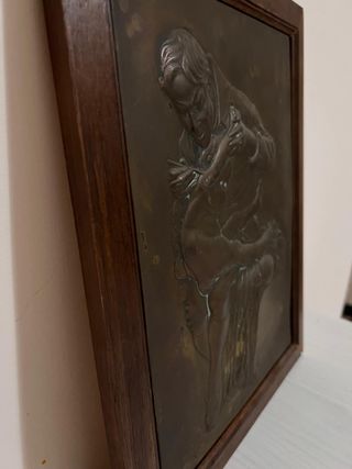 Rilievo ottone Dal Monteverde F. Pirani