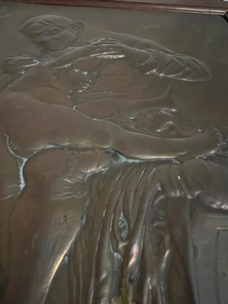 Rilievo ottone Dal Monteverde F. Pirani