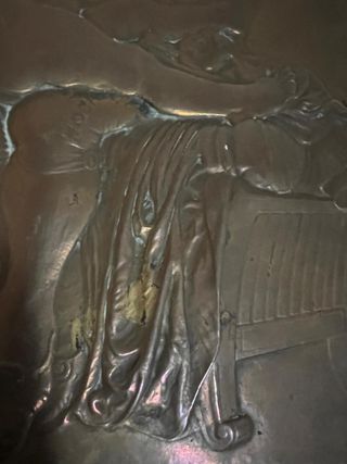 Rilievo ottone Dal Monteverde F. Pirani