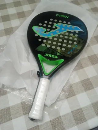 Raqueta Pádel Joma Open Negra/Verde Sin Usar