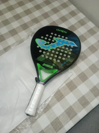 Raqueta Pádel Joma Open Negra/Verde Sin Usar