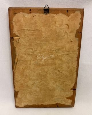 Quadro Sacro Vergine Maria Bambino Gesù Legno